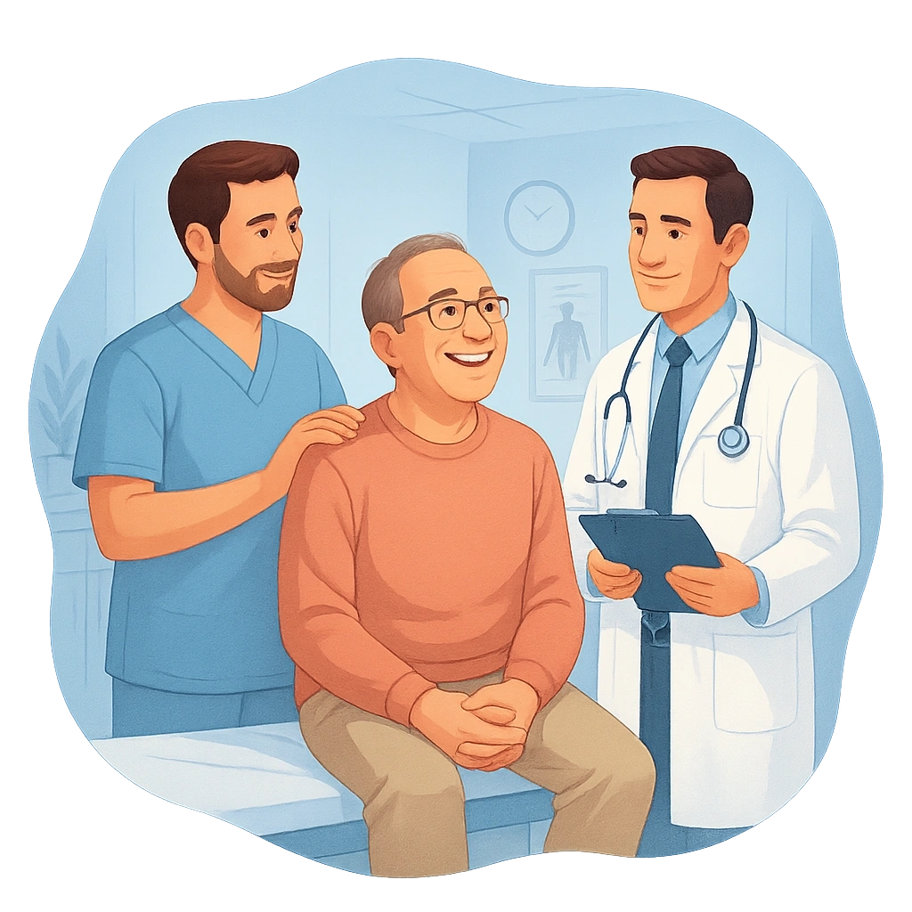 Clinical trial illustration